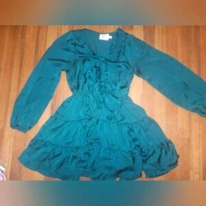 Princess Polly dress 4 Teal